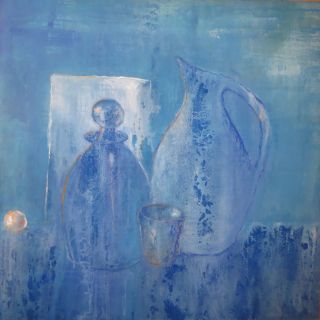 Stillleben in Blau